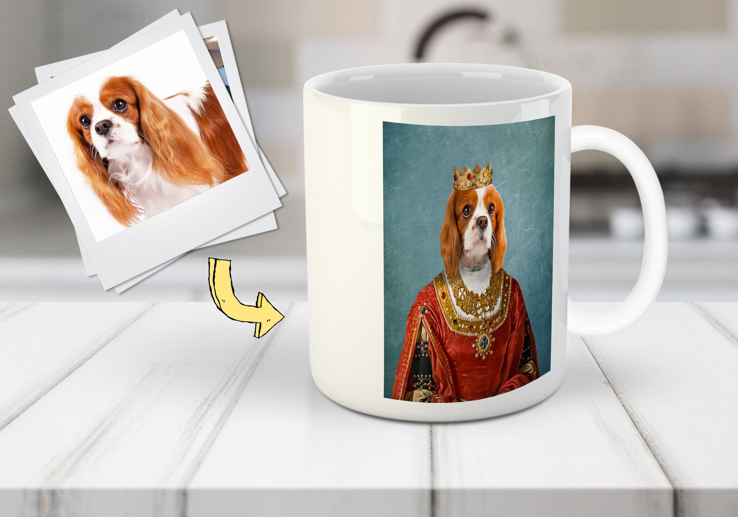 'The Queen' Custom Pet Mug