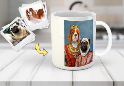 'Queen and Archduchess' Personalized 2 Pet Mug