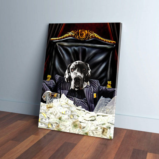 'ScarPaw' Personalized Pet Canvas