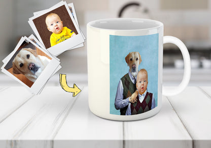 'Step Doggo & Human' Custom Mug