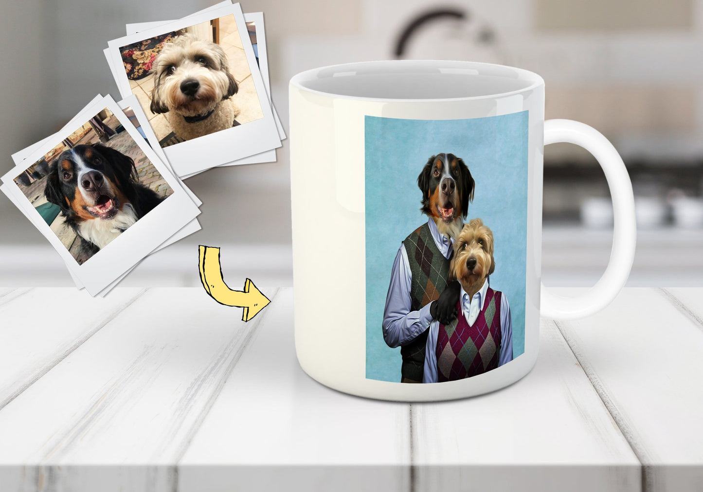 'Step Doggo & Doggette' Personalized Mug