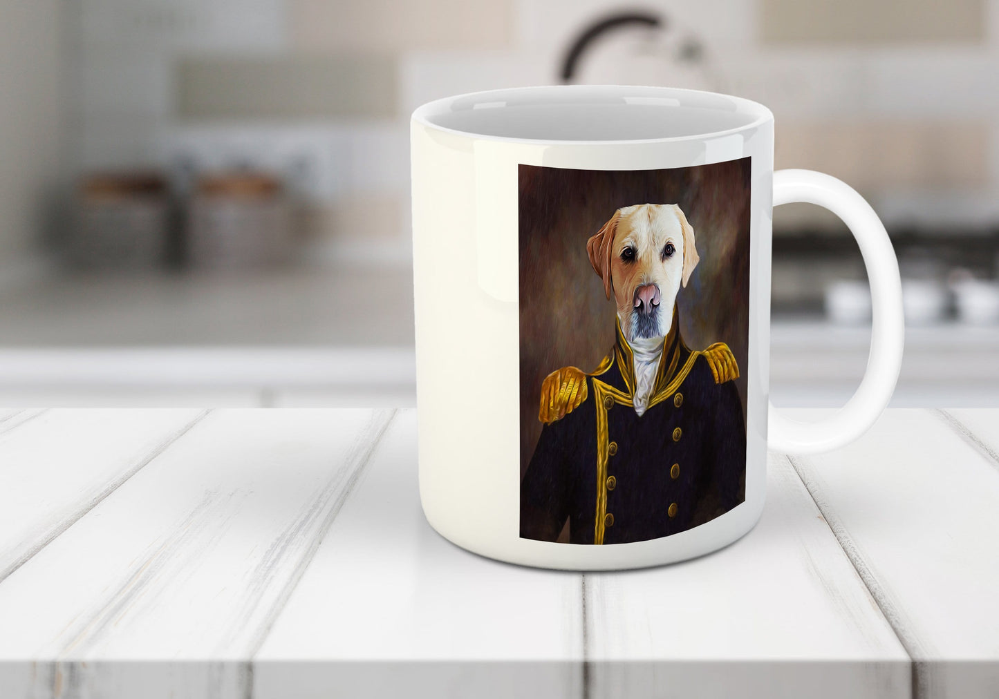 'The Captain' Custom Pet Mug