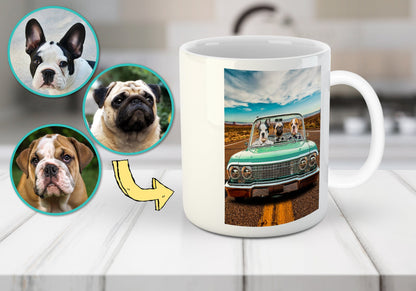 'The Lowrider'  Personalized 3 Pet Mug
