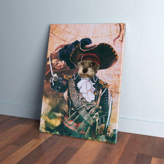 'The Pirate' Personalized Pet Canvas