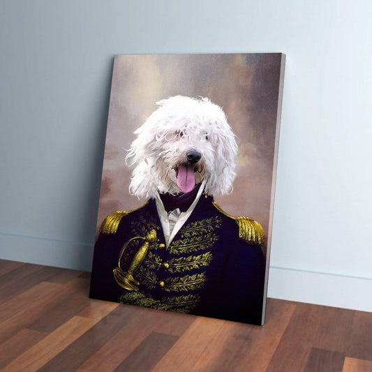 The Admiral: Personalized Pet Canvas