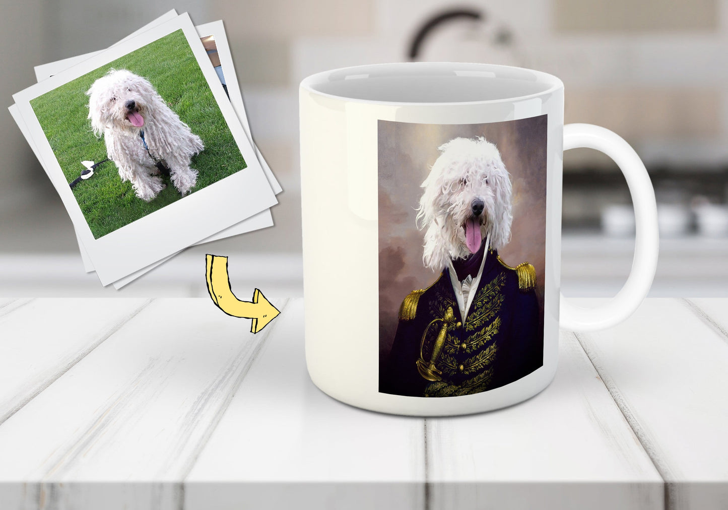 'The Admiral' Custom Pet Mug