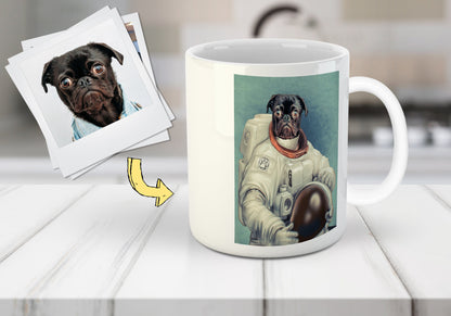'The Astronaut' Custom Pet Mug