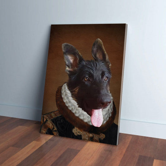 The Duke: Personalized Dog Canvas
