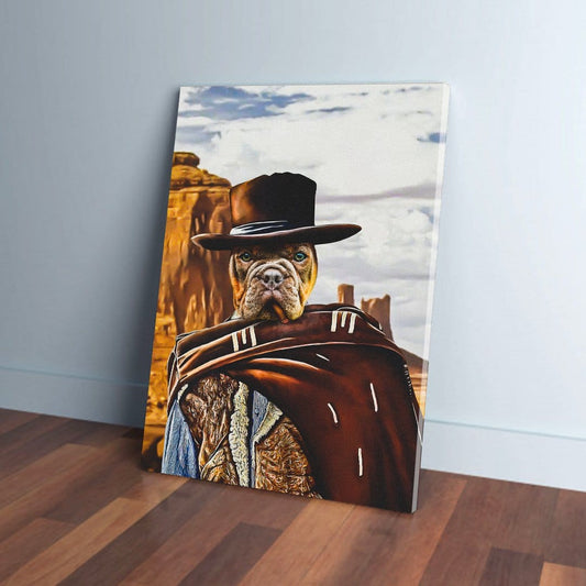 'The Good the Bad and the Furry' Personalized Pet Canvas