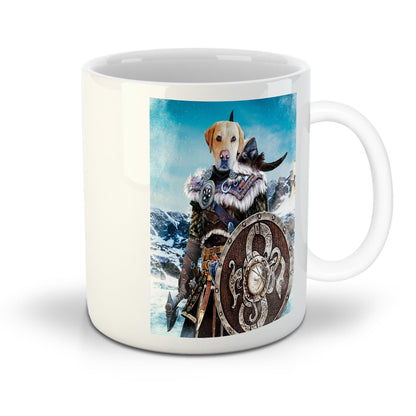 'Viking Warrior' Custom Pet Mug