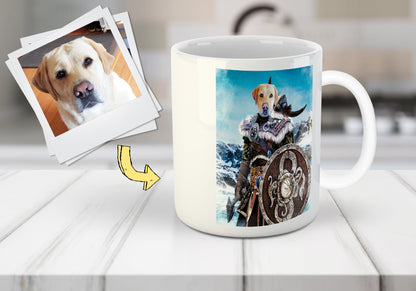 'Viking Warrior' Custom Pet Mug