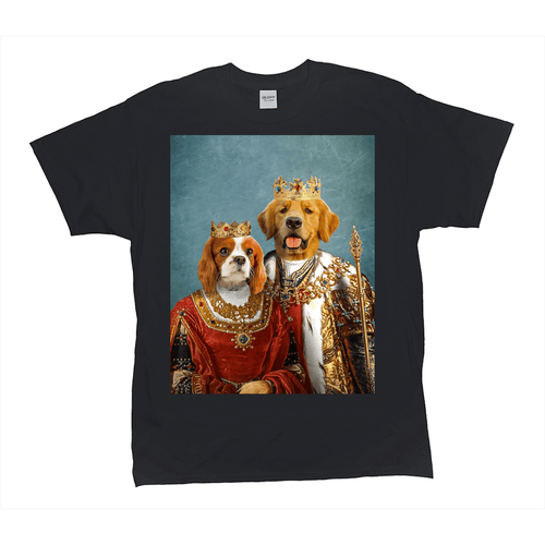 'King And Queen' Personalized 2 Pet T-Shirt