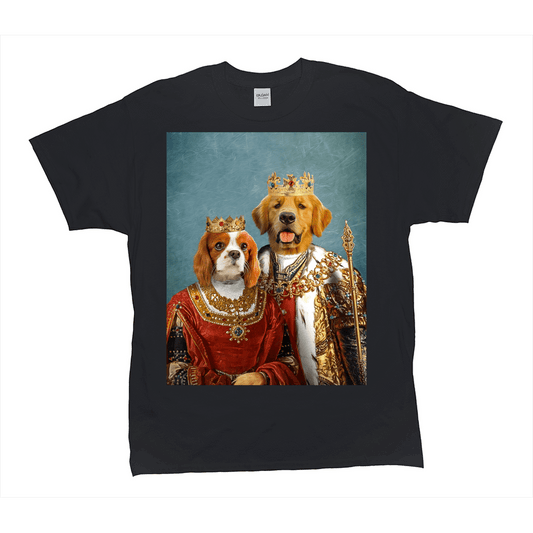 'King And Queen' Personalized 2 Pet T-Shirt