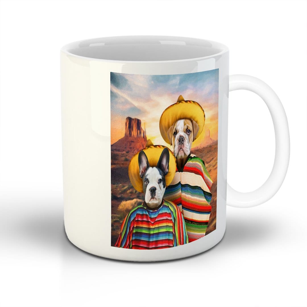 '2 Amigos' Personalized 2 Pet Mug