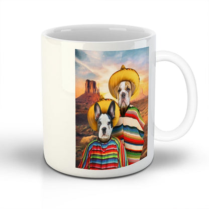 '2 Amigos' Personalized 2 Pet Mug