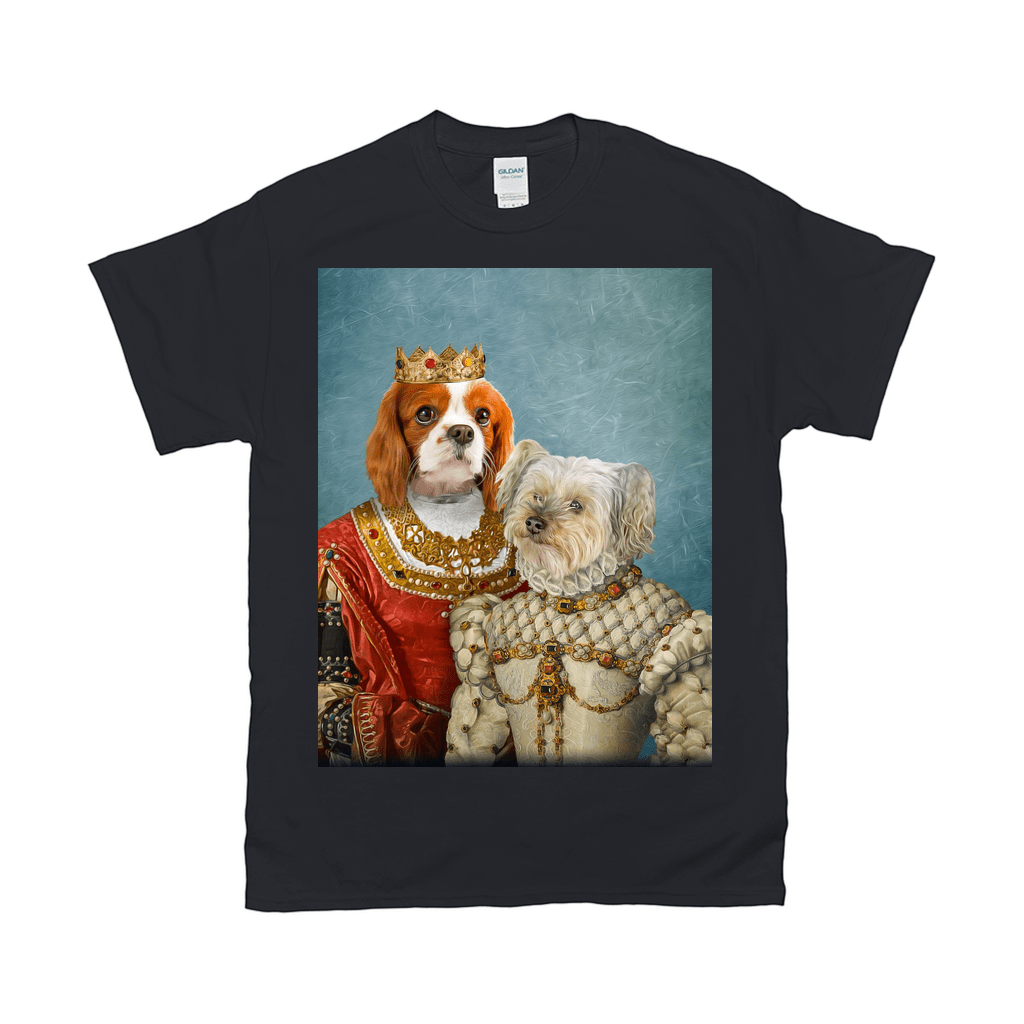 'Queen And Princess' Personalized 2 Pet T-Shirt