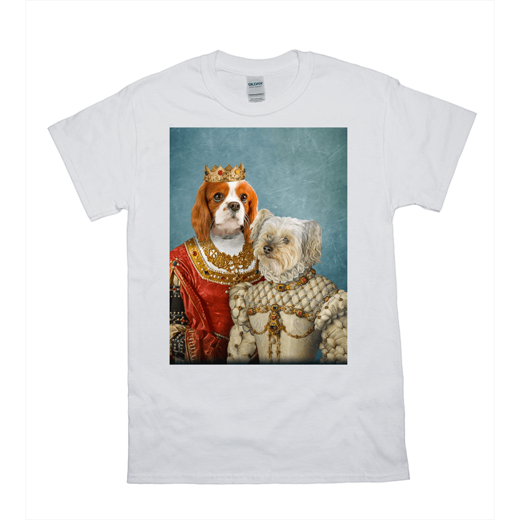 'Queen And Princess' Personalized 2 Pet T-Shirt
