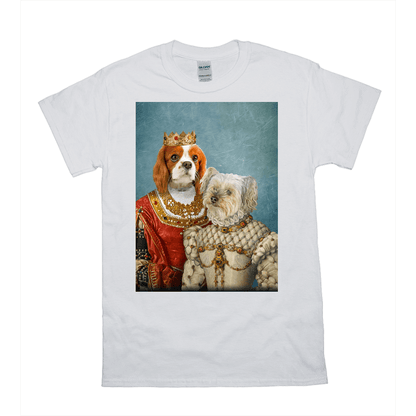 'Queen And Princess' Personalized 2 Pet T-Shirt