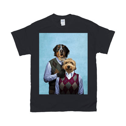 'Step Doggo & Doggette' Personalized 2 Pet T-Shirt