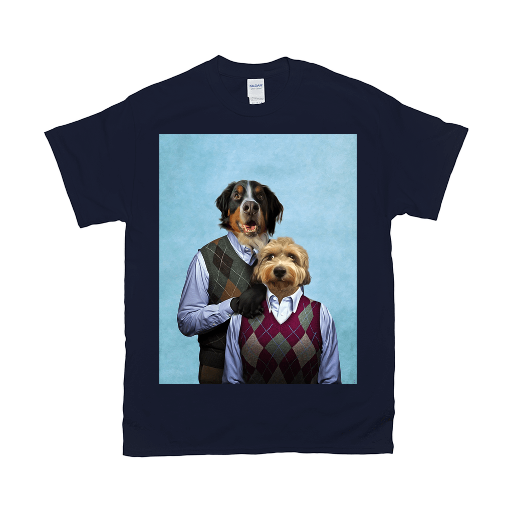 'Step Doggo & Doggette' Personalized 2 Pet T-Shirt