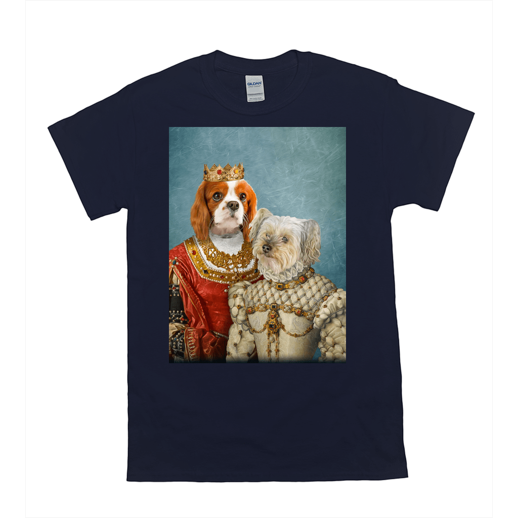 'Queen And Princess' Personalized 2 Pet T-Shirt