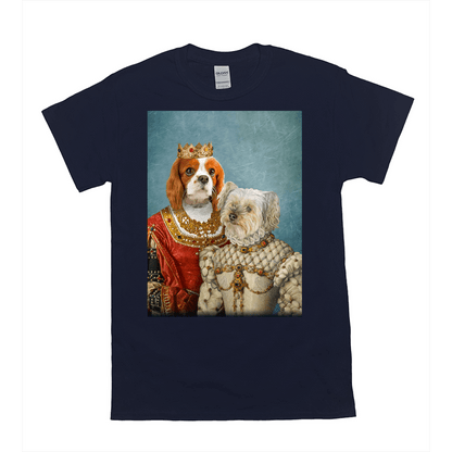 'Queen And Princess' Personalized 2 Pet T-Shirt