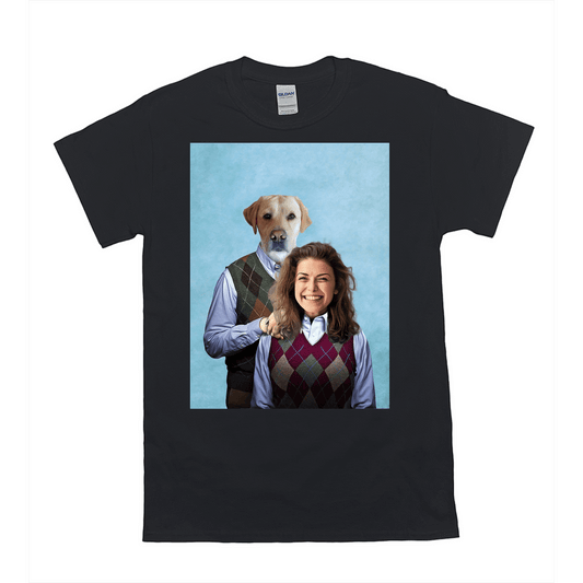'Step Doggo & Human (Female)' Personalized T-Shirt