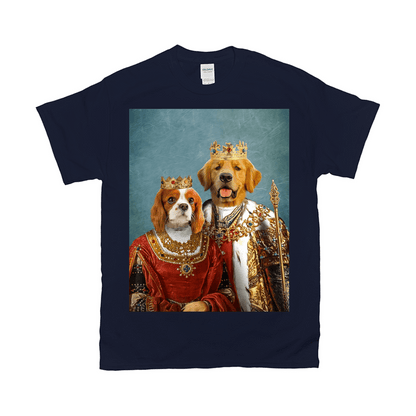 'King And Queen' Personalized 2 Pet T-Shirt