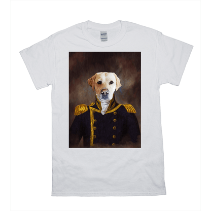 'The Captain' Personalized Pet T-Shirt