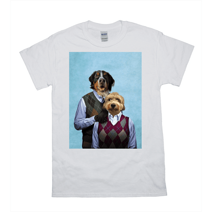 'Step Doggo & Doggette' Personalized 2 Pet T-Shirt