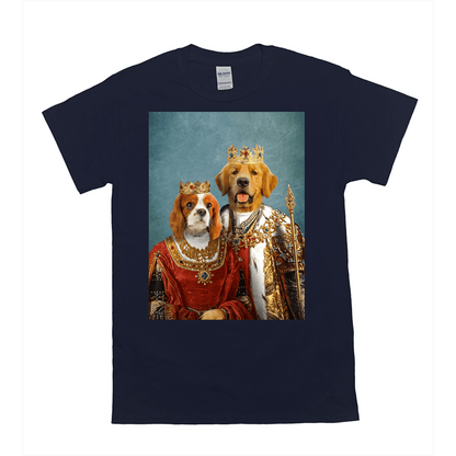 'King And Queen' Personalized 2 Pet T-Shirt