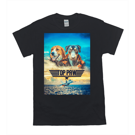 'Top Paw' Personalized 2 Pet T-Shirt