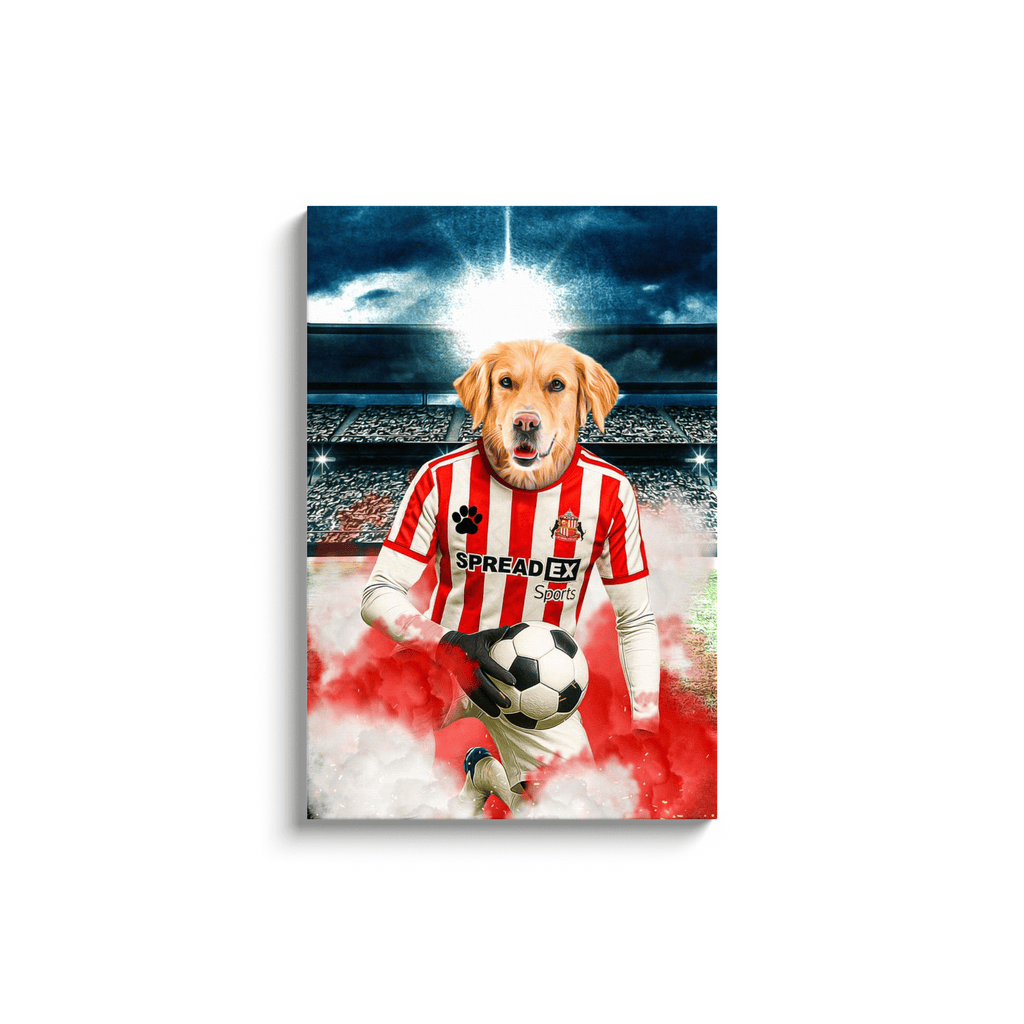 'Sunderland Doggos Football' Personalized Pet Portrait