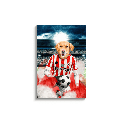 'Brentford Doggos Football' Personalized Pet Portrait