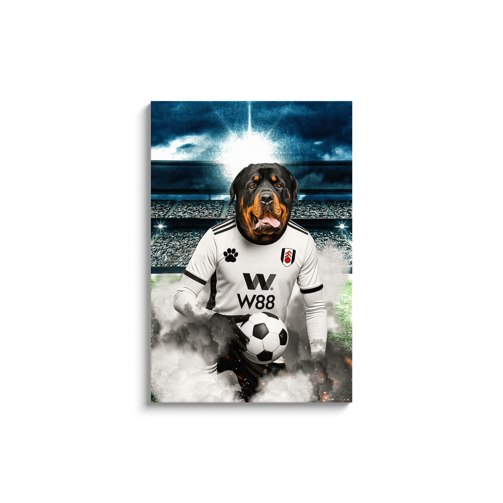 'Fulham Doggos Football' Personalized Pet Portrait