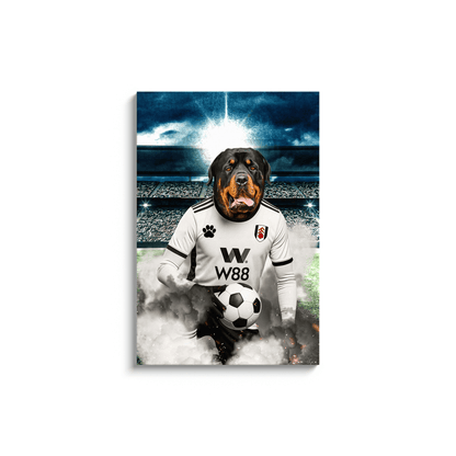 'Fulham Doggos Football' Personalized Pet Portrait