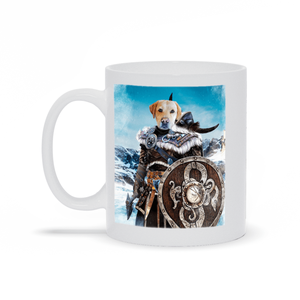 'Viking Warrior' Custom Pet Mug