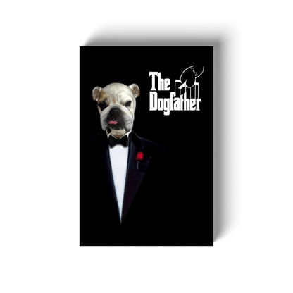 The Dogfather: Personalized Pet Canvas
