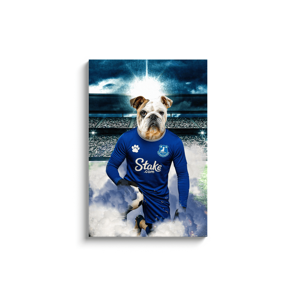 'Everton Doggos Football' Personalized Pet Portrait