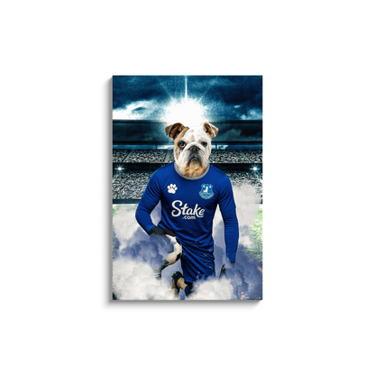 'Everton Doggos Football' Personalized Pet Portrait