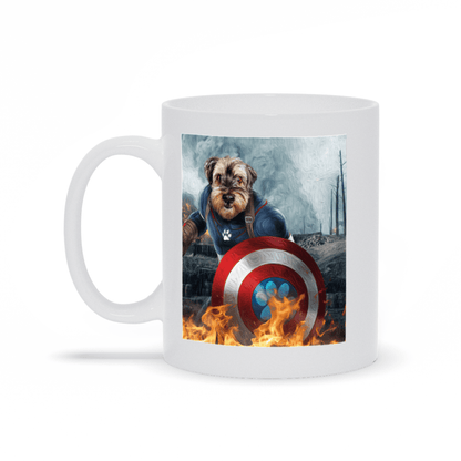 'Captain Doggmerica' Personalized Mug