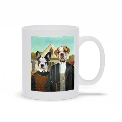 'American Pawthic' Personalized 2 Pet Mug