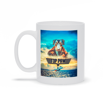 'Top Paw' Personalized Mug