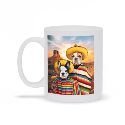 '2 Amigos' Personalized 2 Pet Mug