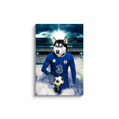 'Chelsea Doggos Football' Personalized Pet Portrait