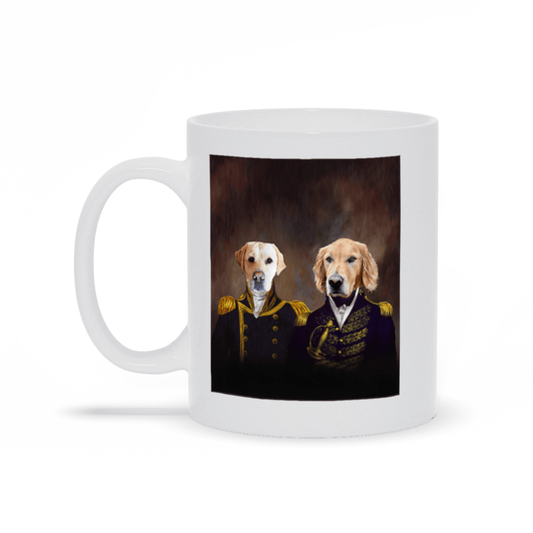 'The Admiral and the Captain' Custom 2 Pet Mug