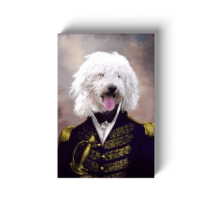 The Admiral: Personalized Pet Canvas