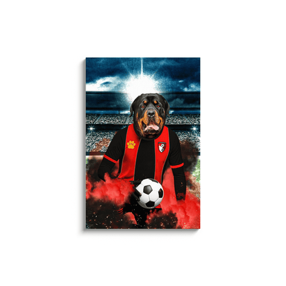 'Bournemouth Doggos Football' Personalized Pet Portrait