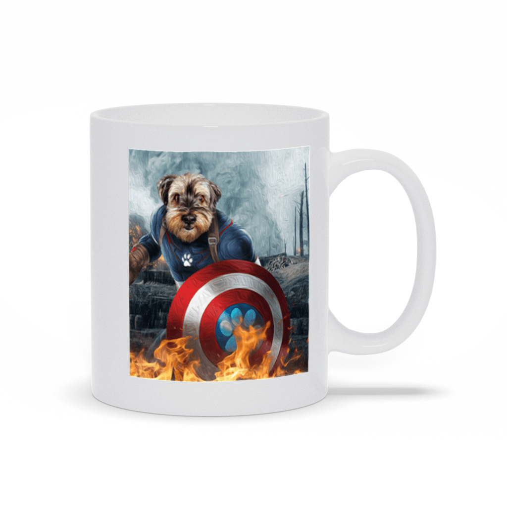 'Captain Doggmerica' Personalized Mug