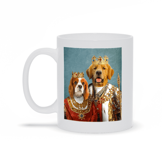 'King and Queen' Personalized 2 Pet Mug